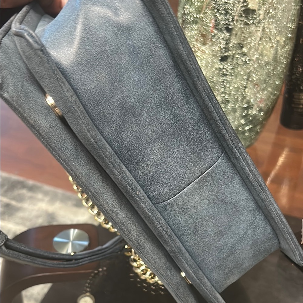 Bebe Quilted Blue Shoulder Bag…SEND OFFERS Pls!! - Picture 7 of 8